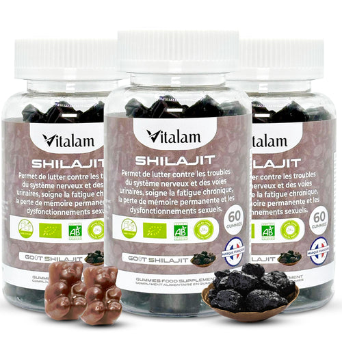 Pure Shilajit Gummies, Himalayan Shilajit, Rejuvenates and Boosts Energy, Fulvic Acid, Immune Support for Men and Women, 100% Natural