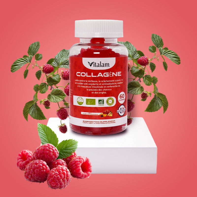 Gummies Collagène Marin, Excellent pour la peau, les os, les ongles et les cheveux