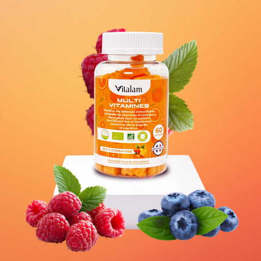 Gummies Multivitamines et Minéraux, Énergie Adulte & Enfant, Vitamines Minéraux Essentiels pour l'organisme