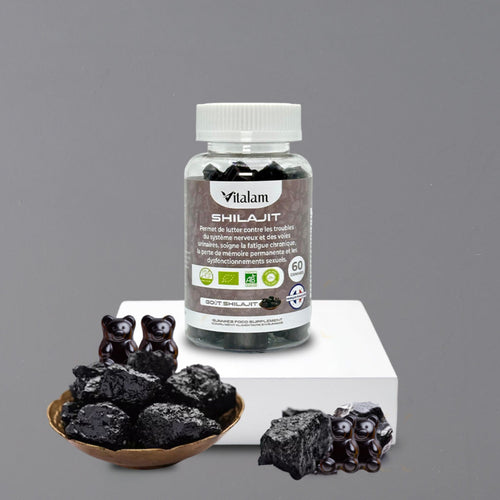 Pure Shilajit Gummies, Himalayan Shilajit, Rejuvenates and Boosts Energy, Fulvic Acid, Energy Boost and Immune Support for Men and Women, 100% Natural