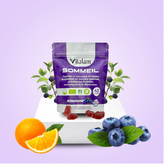 Gummies Sommeil en sachet – Alternative Naturelle aux Médicaments pour Dormir, Aide contre les Troubles du Sommeil et l'insomnie