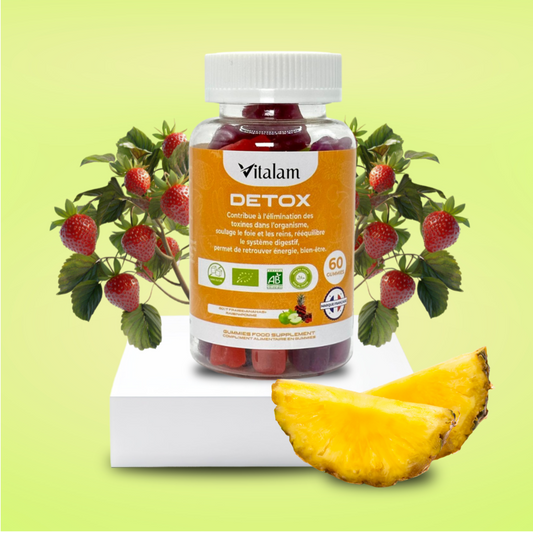 Gummies Detox Curcuma, Digestion & Élimination Naturelle, Elimination des Toxines