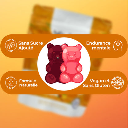 Multivitamin and Mineral Gummies in sachets, Energy for Adults and Children, Essential Vitamins and Minerals for the body