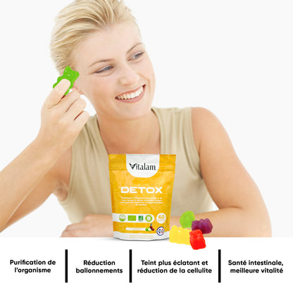Gomitas Detox, Digestión y Vitalidad en sobre