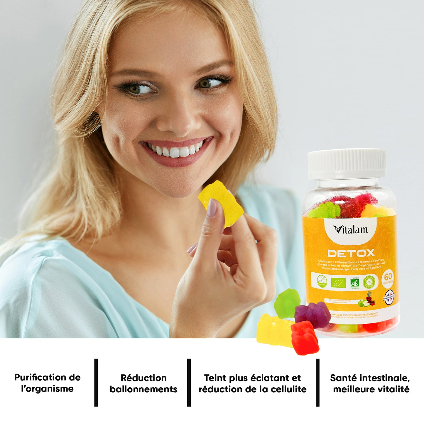 Gomitas Detox, Digestión y Vitalidad