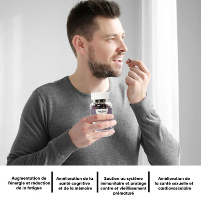 Pure Shilajit Gummies, Himalayan Shilajit, Rejuvenates and Boosts Energy, Fulvic Acid, Energy Boost and Immune Support for Men and Women, 100% Natural