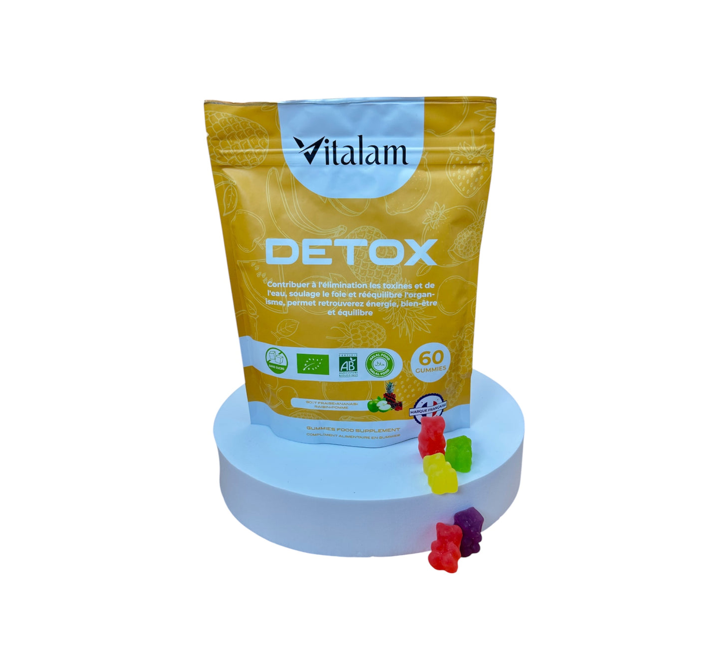 Gomitas Detox, Digestión y Vitalidad en sobre
